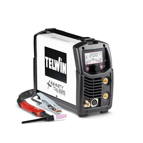 Inverter Infinity TIG 225 DC svetsmaskin + Tillbehör - 230 V - TELWIN - 816089