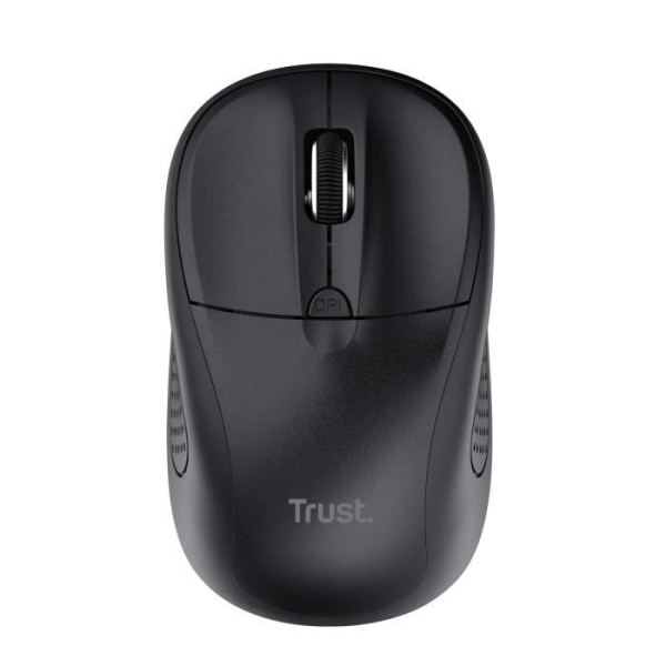 Trust Primo Bluetooth-mus, trådlös mus för bärbar dator, 1000-1600 DPI, för vänster- och högerhänta - svart