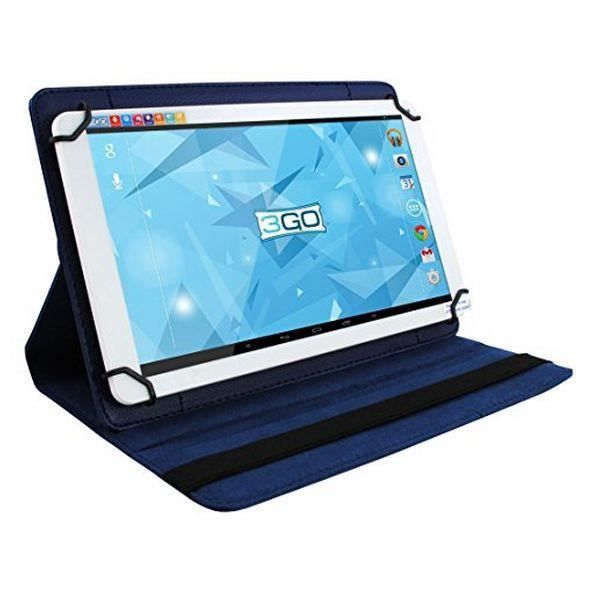 Universalfodral för 3GB CSGT24 7" Rotating Leather Tablet Blue