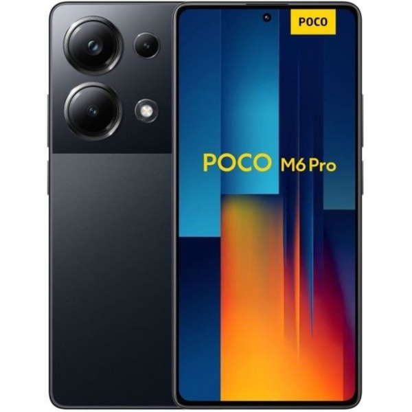 XIAOMI - Poco M6 Pro - 512GB - Svart Svart