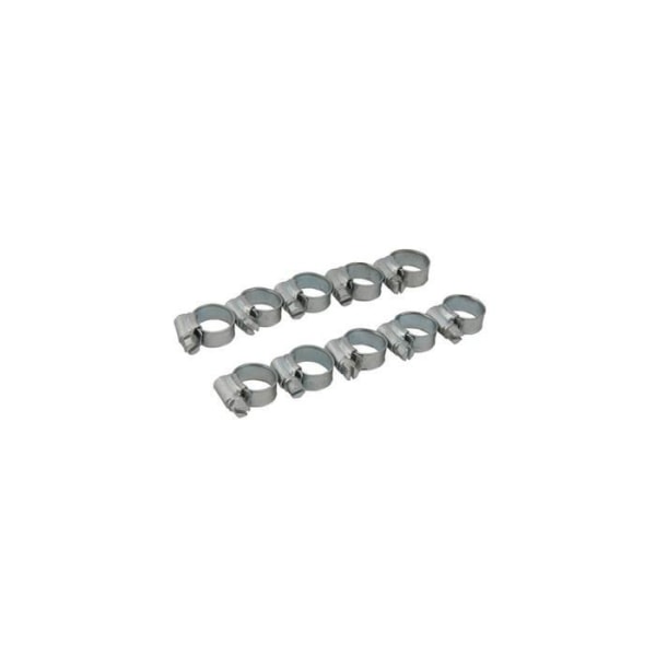 Set med 10 metallklämmor 22 - 30 mm (1A) - 578018 - Fixman