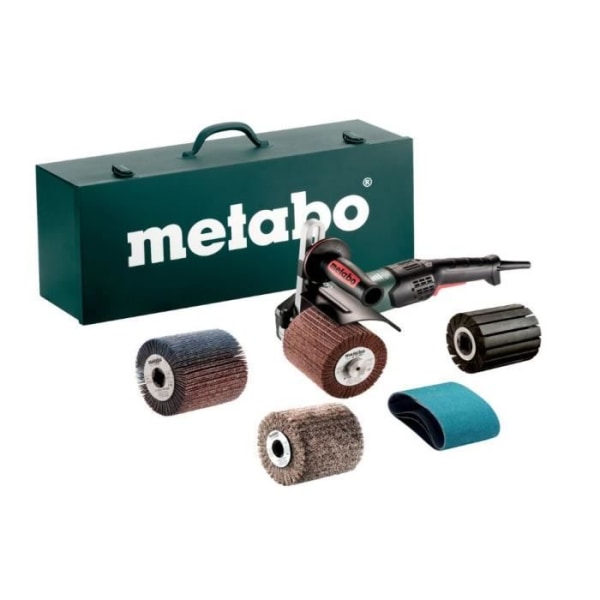 Metabo satinmaskin - 1700W - 17 Nm - Plåtlåda - SE 17-200 RT Set