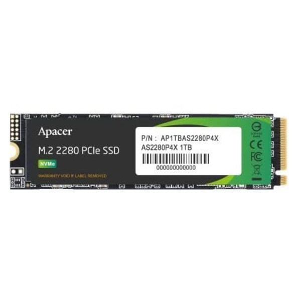 AS2280P4X 1TB, PCIe 3.0 x4 SSD, NVMe 1.3, M.2 2280