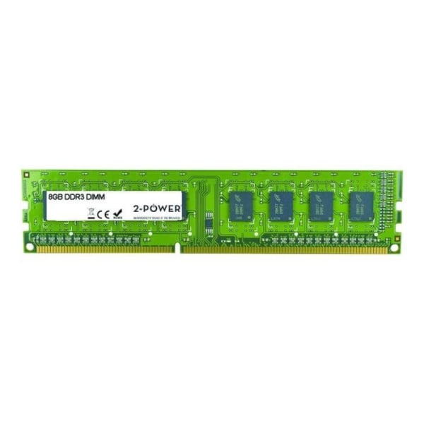 2-ströms DDR3 8 GB DIMM 240 stift 1600 MHz - PC3-12800 CL11 icke-ECC obuffrat minne