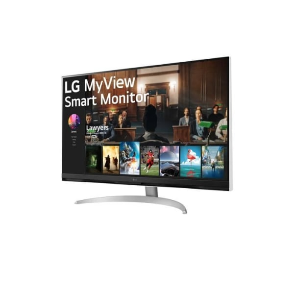 LG MyView Smart Monitor 32SQ700S-W