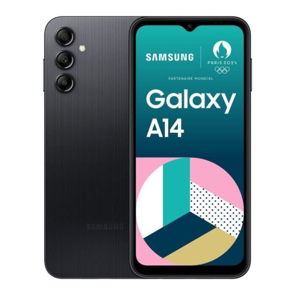 SAMSUNG Galaxy A14 4G Svart 64GB