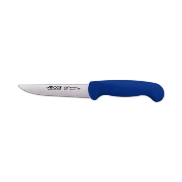 Grönsakskniv Arcos 2900 - Prof 290123 rostfritt stål Nitrum mango ergonomiskt blå polypropenblad 10 cm, resväska