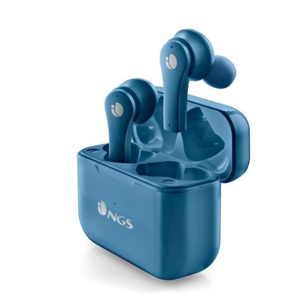 NGS ARTICA BLOOM AZURE: In-ear-hörlurar som är kompatibla med TWS- och Bluetooth-teknik. Autonomi 24 timmar - Pekkontroll -