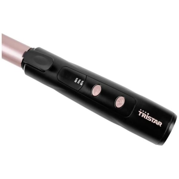 TRISTAR HD-2502 svart och rosa locktång med automatisk avstängning