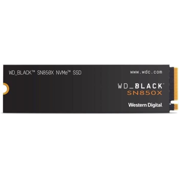 WD_BLACK SN850X NVMe SSD WDS100T2X0E - SSD - 1 TB - intern - M.2 2280 - PCIe 4.0 x4 (NVMe)