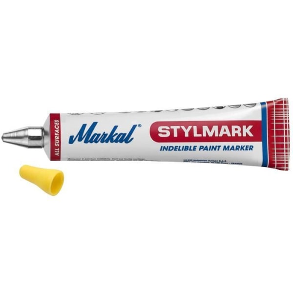 Markal Stylmark Marker, 3 mm stålkulspets, gul - 96653
