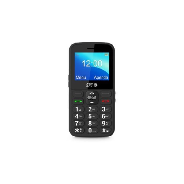 SPC Fortune 2 - Senior mobiltelefon med stora knappar, SOS-knapp, extra hög volym, smarta aviseringar