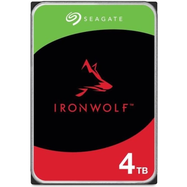 SEAGATE - Intern hårddisk - NAS IronWolf - 4TB - 3,5" - 5400 rpm (ST4000VN006)