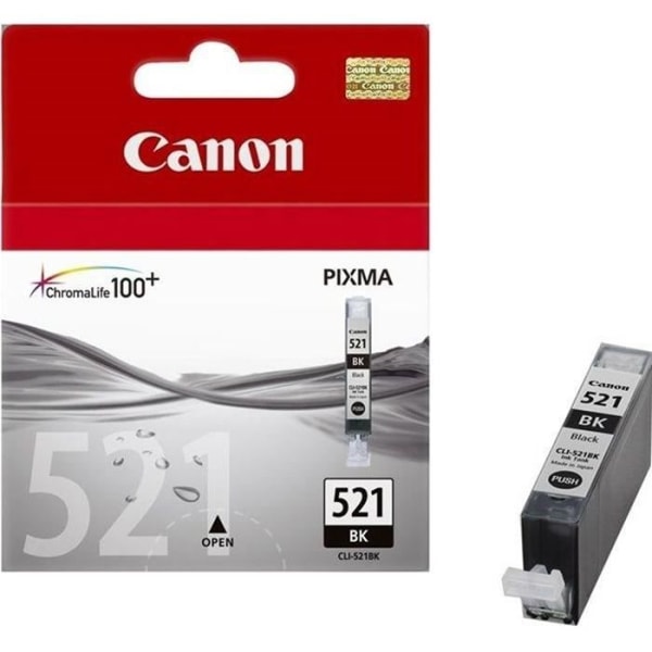 CANON CLI-521 BK svart fotobläckpatron