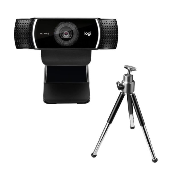 Webbkamera - Full HD 1080p - Logitech - C922 Pro - Stream - Svart