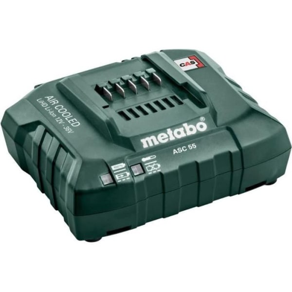 METABO ASC 55 batteriladdare - 12-36 V med AIR COOLED-teknik