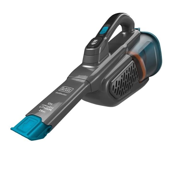 Black & Decker BHHV320J-QW sladdlös handdammsugare - 12V litium 2Ah batteri och dubbelfiltrering