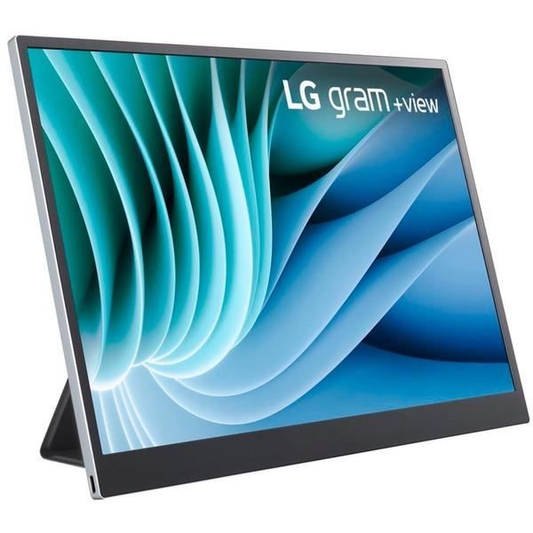 LG gram +view 16MR70 - LED-skärm - 16' - bärbar - 2560 x 1600 WQXGA - IPS - 350 cd/m² - 1200:1 - 2xUSB-C - silver