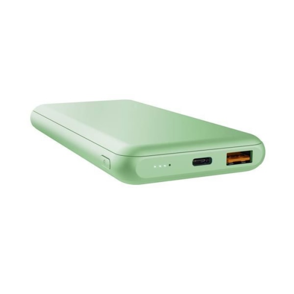 Trust Redoh Externt batteri 10000mAh Snabbladdning 20W, PD 18W USB-C, QC 3.0 USB, Power Bank 50 % återvunnen plast - grön