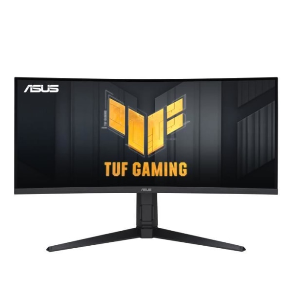 ASUS 34' LED - TUF Gaming VG34VQL3A - 3440 x 1440 pixlar - 1 ms (grå till grå) - 21-9 - Böjd VA-panel - HDR10 - 180 Hz - FreeSync