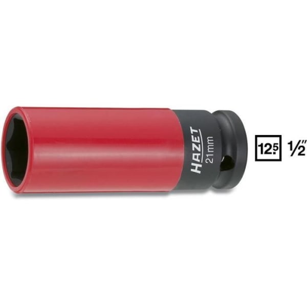 Slaghylsa 6-punkts utvändig 21 mm Längd: 85 mm Hazet 903SLG-21 Drivning: 1-2" (12,5 mm) 1 st(s)