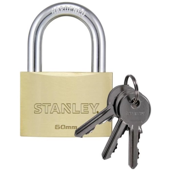 Stanley S742-033 60mm hänglås med nyckellås