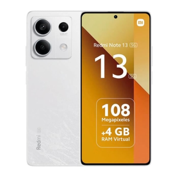 Xiaomi Redmi Note 13 5G 6GB/128GB Vit (Arctic White) Dual SIM