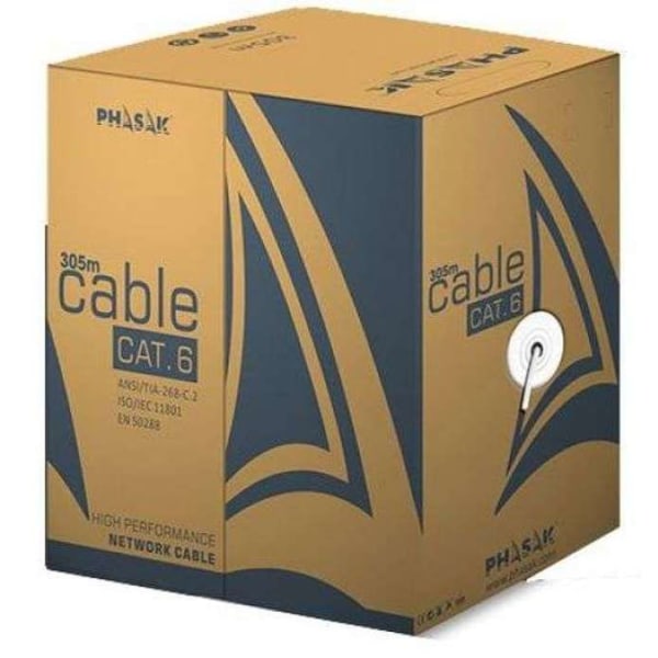 UTP Cat6 Rj45 Phasak 305 Silver nätverkskabel