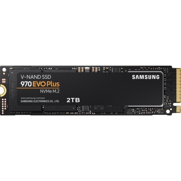 SAMSUNG - Intern SSD - 970 EVO PLUS - 2TB - M.2 NVMe (MZ-V7S2T0BW)