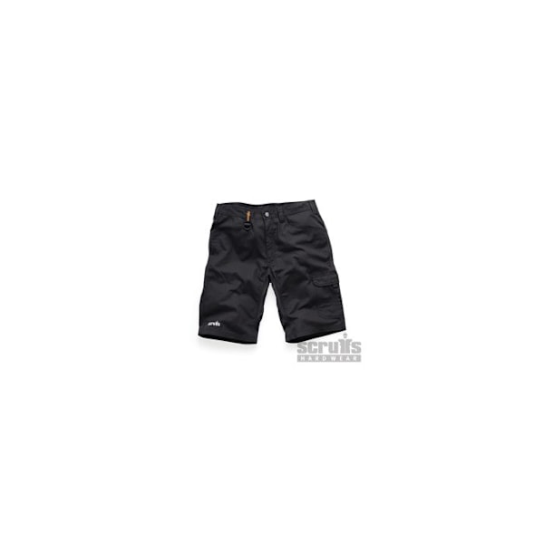 Scruffs - Trade Flex svarta arbetsshorts - Storlek 48