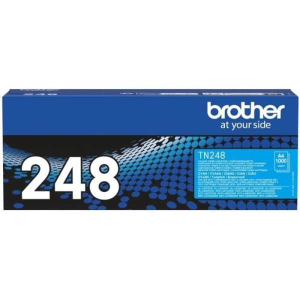 Standardtoner - BROTHER - TN248C - Cyan - 1000 sidor