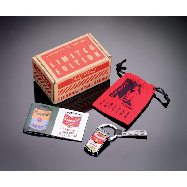 Nyckelring - Andy Warhol "Campbell's Soup Can" Limited edition Julklapp Present