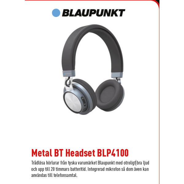 Blaupunkt Wireless Headphone Hörlurar Julklapp