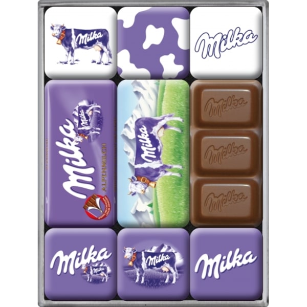 Magnetset retro Milka Julklapp Present