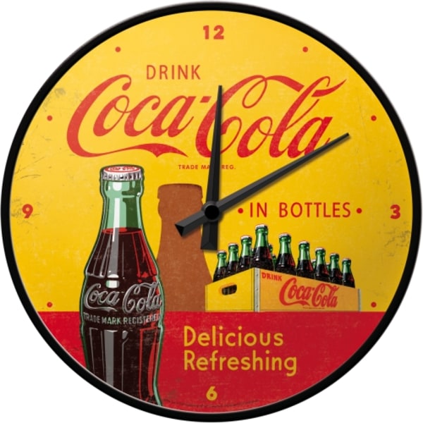 Väggklocka Coca cola