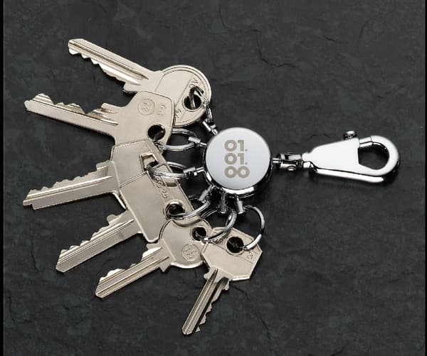 Troika Patent - Nyckelring med 6 st ringar