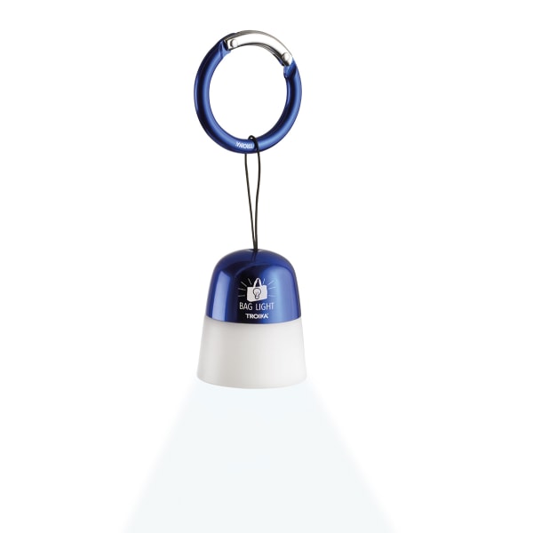 Väsklampa blå blå