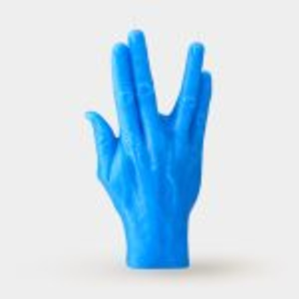 Handgjorda ljus Star Trek Llap blå