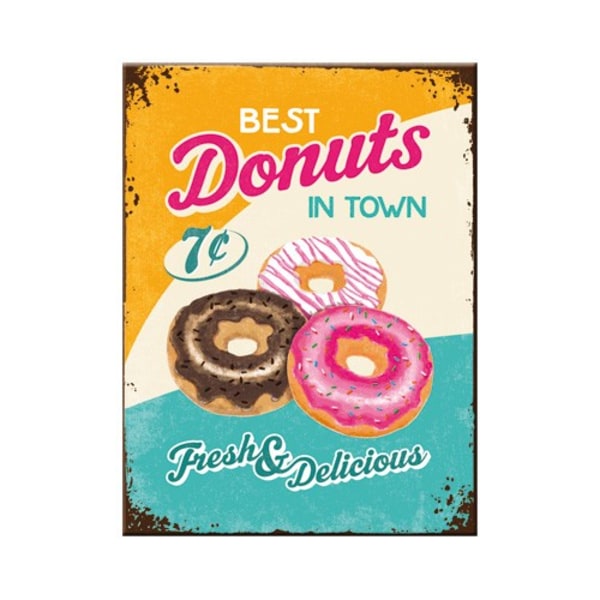 Magnet Donuts Retro USA - Julklapp Present