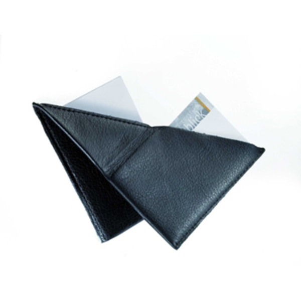 Visitkortshållare KNIFF svart läder svart