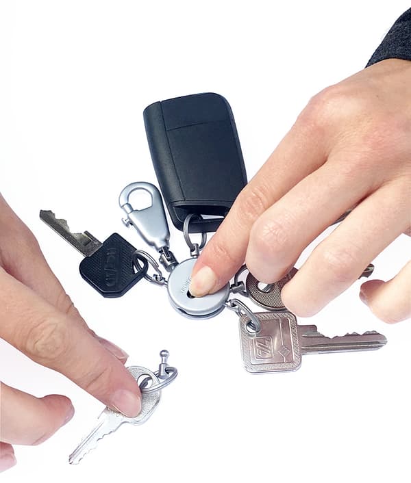 Troika Patent - Nyckelring med 6 st ringar