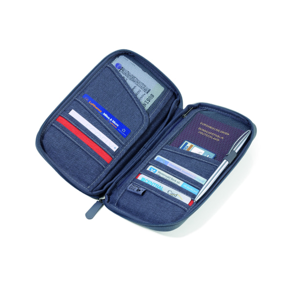 Resefodral Passfodral med RFID - Julklapp Present grå