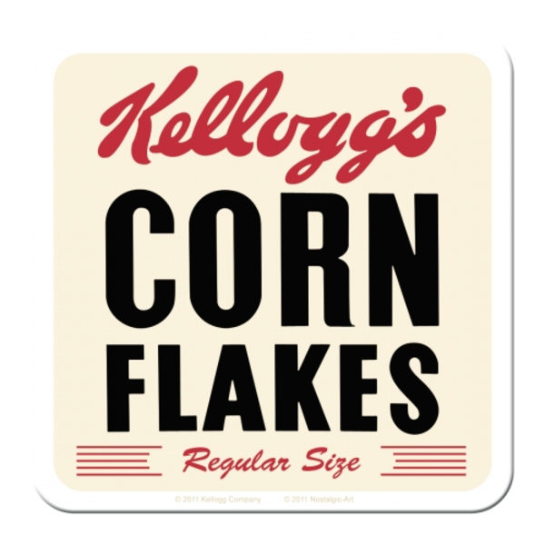 Glasunderlägg retro 4-pack, Kellogs - Julklapp Present