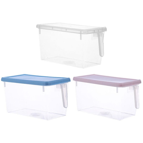 3-pack Köksförvaringslådor med Tätning, Sido-Låda, 4L 29X15CM 4L 29X15CM