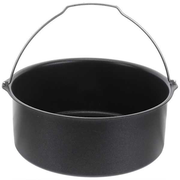 1 st Air Fryer Tillbehör Bakform Kakform Pizzapan Grillgryta Köksredskap Köksgadget För Hemmet Black 20X19X8cm