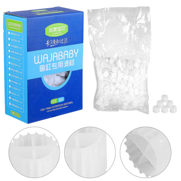 Holdbare Bio Balls Filtermedie Perfekte Bio Balls Til Akvarium Og Damfilter Hvid 1.3X1.3CM White 1.3X1.3CM