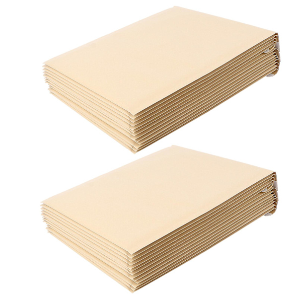 Kraft Boblekonvolutter Polstrede Konvolutter Kraft Boblefôret Selvforseglende Konvolutter Pose 25stk 29x35cm 25pcs 29x35cm