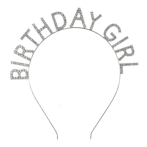 Birthday Crown Tiara For Girls, Birthday Crown Tiara For Women (silver)
