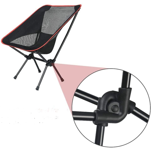 Campingstol, Justerbar Strandstol, Vikbar Campingstol Är Lätt Och Lätt, Kan Användas För Vandring/Picknick/Fiske