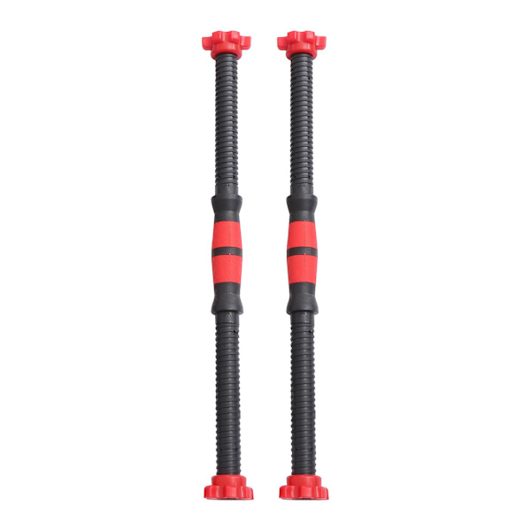 2 stk. Mænds Fitness Tilbehør Træningsvægte Stang Håndtag Vægtløftning Stang Dumbbell Ba Red 50cm